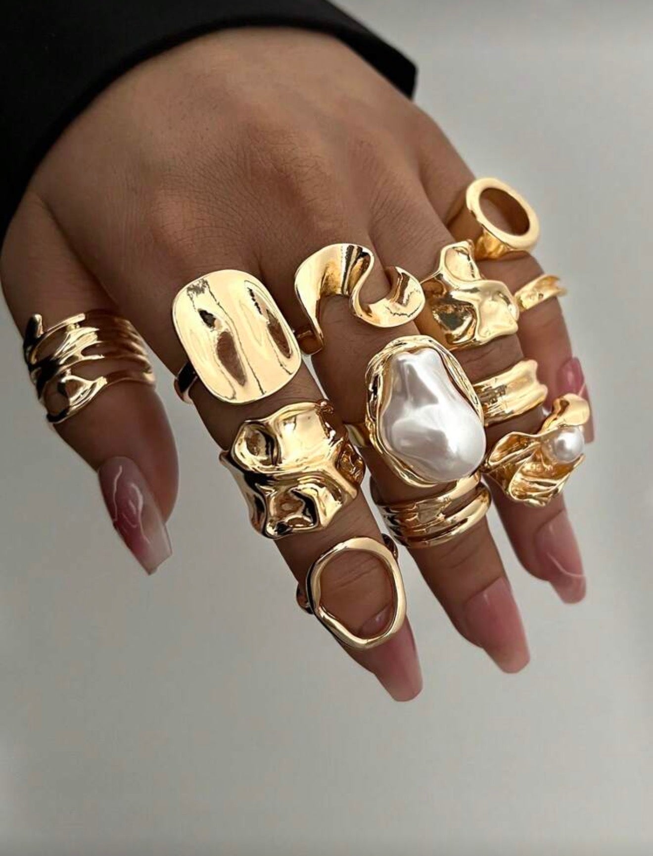 Statement Ring Set || 12 pieces
