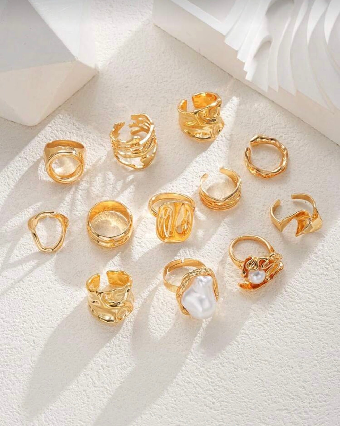 Statement Ring Set || 12 pieces
