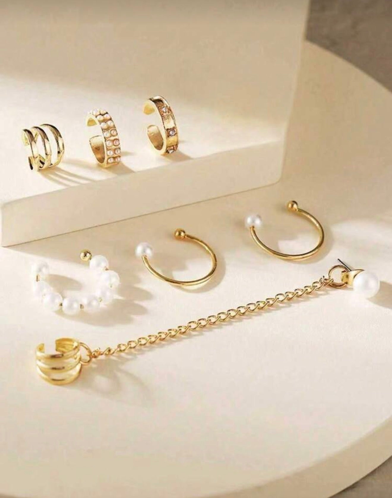 Clip-On Earring Set || 7 pieces