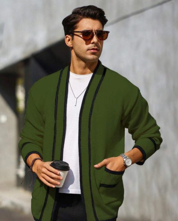 Casual Long Sleeve Cardigan - Image 2