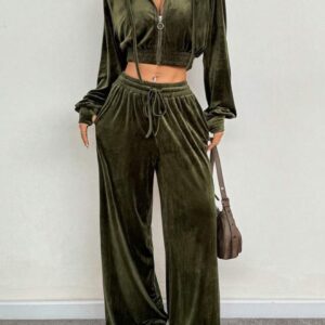 Velvet Ladies Two piece Set